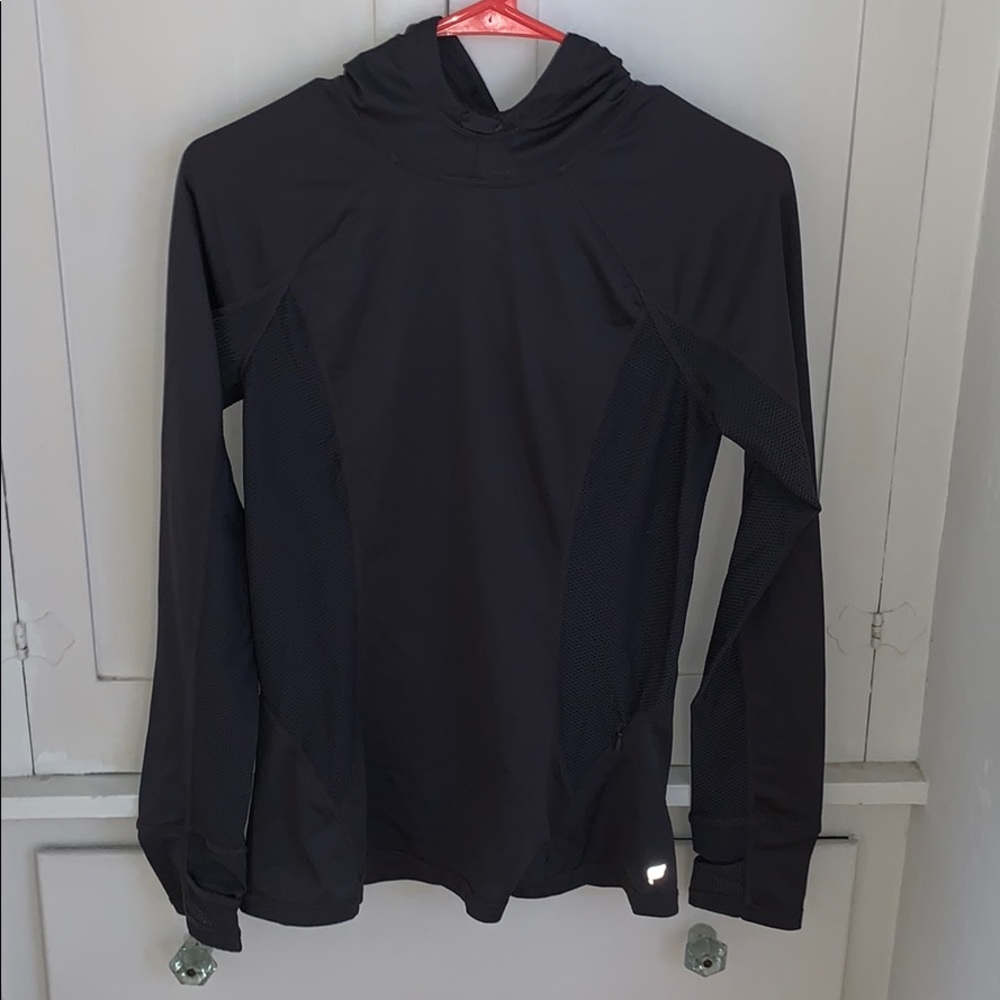 Gray fabletics long sleeve hoodie